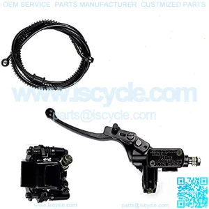 Rear Hand Hydraulic Disc Brake Master Cylinder Caliper for 50cc 70cc 90cc 110cc 125cc ATV Quad Fit for TAOTAO Sunl Fit for ROKETA NST w/Brake Pads
