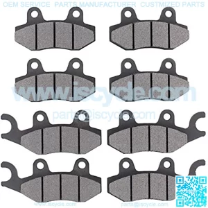 Front and Rear Brake Pads for Rhino 700 2008-2013