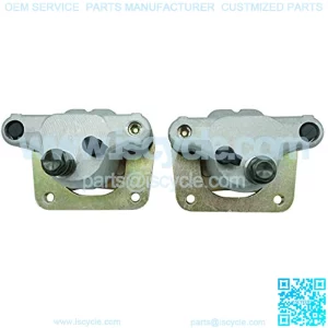 Rear Left Right Brake Caliper Assembly for Polaris ATV Ranger 400 2010-2013 Ranger 500 2011-2013 Ranger 800 Midsize 2013 with Pads 1911614 1911615