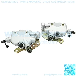 Front Left Right Brake Caliper & Pads for Suzuki ATV Quadmaster 500 LTA500 Quadracer 450 LTR450 Quadrunner 500 LTF500 59300-09F20-999 59100-09F20-999