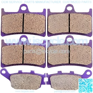 Front+Rear Carbon Fiber Brake Pads for Yamaha FZ1 FZ6 FZ8 YZF R1 R6 R6S YZF600R FA380 FA174