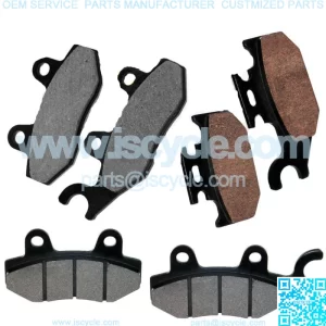 Front And Rear Brake Pads for Yamaha Rhino 450 YXR450F YXR 450F 2006-2009