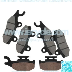 Front Rear Brake Pads for Yamaha Raptor 700 700R YFM700R 2006-2012