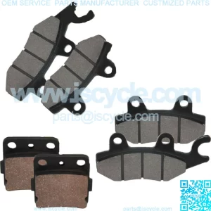 Brake Pads for Yamaha 450 YFZ450 YFZ450S YFZ450T 2004-2005 Front Rear Brakes