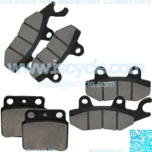 Front & Rear Brake Pads for Suzuki LTR450 LT-R450 Quadracer 450 2006-2014