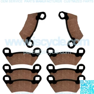 Front and Rear Brake Pads for Polaris Ranger 400 4X4 2010-2014 / 2202413