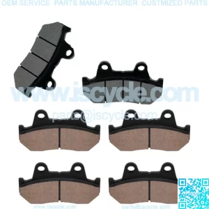 Front And Rear Brake Pads for Honda GL1100 GL1100A GL1100I Gold Wing 1100 82-83