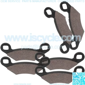 Front Rear Brake Pads for Polaris Sportsman 400 HO 4X4 2008 2009 2010