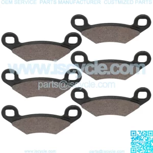 Front Rear Brake Pads for Polaris Hawkeye 300 4X4 2007 / Hawkeye 300 2X4 2007-11