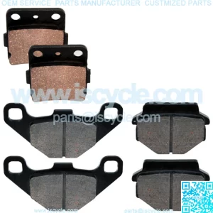 Front & Rear Brake Pads for Kawasaki KSF250 Mojave 250 1997 1998 1999 2000-2004