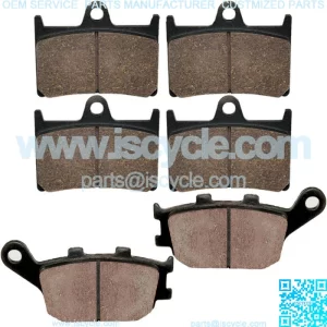 Front Rear Brake Pads for Yamaha R6 YZFR6 YZF-R6 2003-2016 Front Rear Pads