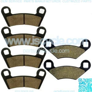 Front And Rear Brake Pads for Polaris Outlaw S 450 2008-2010