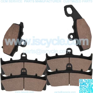 Front & Rear Brake Pads for Kawasaki ZX600 Ninja ZZR600 2005-2008 Front Rear
