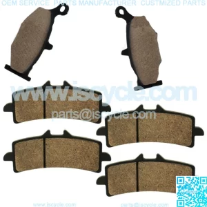 Front Rear Brake Pads for Harley Davidson XL1200C Sportster Custom 2004-2013