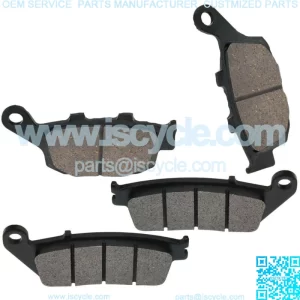 Front & Rear Brake Pads for Honda VF1000F Interceptor 84/VF1100C V65 Magna 83-86