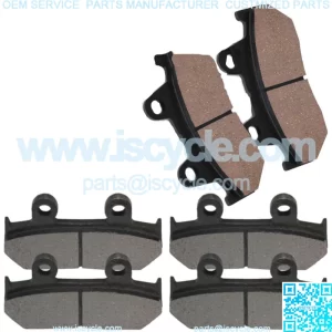 Front Rear Brake Pads for Arctic Cat 700 Trv EFI Cruiser 2009-2014