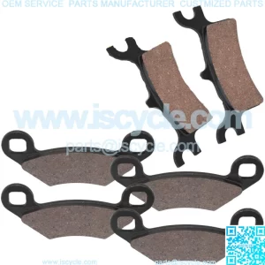 Front and Rear Brake Pads for Hyonsung GT650 GT650TTC GT650R 2005-2016