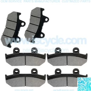Front and Rear Brake Pads for Kawasaki KX125 KX250 1997-2002