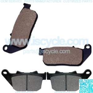 Front and Rear Brake Pads for Kawasaki ZN700 LTD Shaft 1984 1985