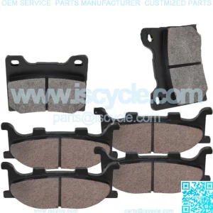Front and Rear Brake Pads for Yamaha FZ6N FZ6S FZ6R 2004-2006 2012-2017