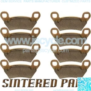 Front & Rear Brake Pads for Kawasaki ZX14 Ninja ZX-14 ZX1400 ZZR1400 ABS 2006-11
