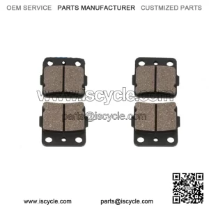 Front Organic Brake Pads 2007-2013 Honda TRX420FM FourTrax Rancher 4X4 Set vs (For: Honda)
