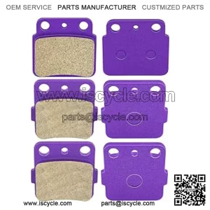 Brake Pads Fit For Suzuki LTZ 400 DVX 400 KFX 400, FA84 FA137 Front+Rear Replacement Brake Pads