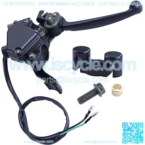 7/8'' Thumb Throttle with Dual Brake Lever Assy Compatible with 50cc 90cc 150cc 250cc ATV Quad Roketa Sunl Kazuma