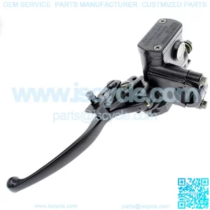 7/8inch Left Handlebar Hydraulic Brake Master Cylinder Lever Pump for ATV Quad Moped Pit Dirt Bike Kids Motorcycle 50cc 70cc 90cc 110cc 125cc 150c 200cc 250cc GY6 22mm Taotao Kazuma Sunl Roketa