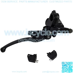 7/8 Inch Universal Left Hydraulic Brake Master Cylinder for Motorcyle Kids ATV Quad Moped Pit Dirt Bike 50cc 70cc 90cc 110cc 125cc 150cc 200cc 250cc GY6 Engine with Handle Lever