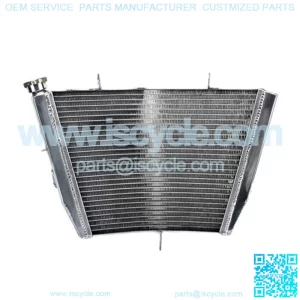 Full Aluminum Polished Custom Motorcycle Radiator