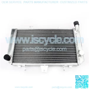 Custom Motorcycle Aluminum Radiator For Kawasaki