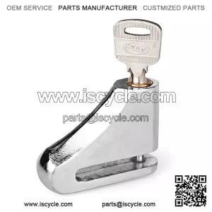 Motorcycle Disc Brake Lock Anti-Theft Wheel Padlock with Keys for Scooter Moped