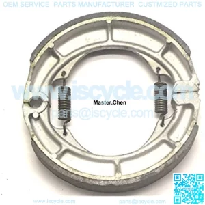 Rear Brake Shoes for Suzuki Eiger 400 LT-F400 2002-2008 - King Quad 400 LT-A400F 2008-2015 - LT-F400F FSi 2012-2015- LT-A400FZ ASi 2011-2017 - LT-A400 2008-2009 - LT-F 4WD 1997-1998 S606