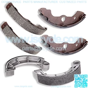 Brake Shoes Fit for 2000 01 02 2003 for Honda Rancher 350 TRX350 for TM 2x4 S, 2004 05 06 2007 for Honda Rancher 400 TRX400FA 4x4 AT