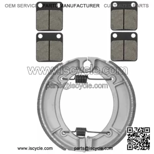 for Yamaha Big Bear 350 YFM350 1999 Front Brake Pads & Rear Brake Shoes