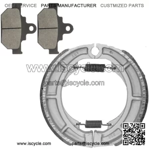 Front Brake Pads & Rear Brake Shoes for Suzuki LS650 Boulevard S40 2005-2017