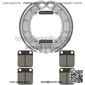 Front & Rear Brake Pads Shoes for Kawasaki KVF400 Prairie 400 1998 99 00 01 02