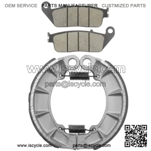 Front Brake Pads Rear Brake Shoes for Honda VT750C VT750CD Shadow Deluxe 98-02
