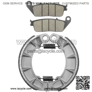 Front Brake Pads & Rear Brake Shoes for Honda VT750S 2010 2011 2012 2013