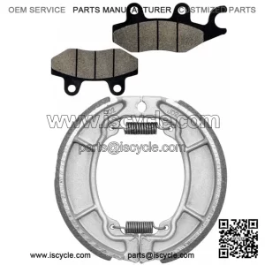 for Honda VT125C Shadow 1999-2008 Front Brake Pads & Rear Brake Shoes