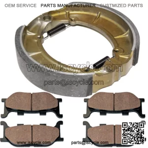 Front Brake Pads & Rear Shoes for Yamaha XV1100 Virago 1100 1999