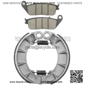 for Honda Vt400C Vt400Ca Shadow Classic 400 09 10 Front Rear Brake Pads Shoes