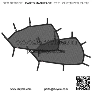 Left+Right Window Nets Upper Door Nets for CFMOTO ZForce 950 2020-2024