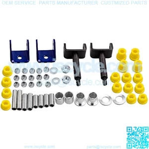 Waverspeed Front End Repair Kit with Bushings Pins for Club Car DS Golf Cart 1993-Up