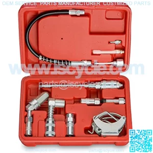 61077L Grease Gun and Lubrication Accessory Kit | Zerk Fittings | Multi-Function