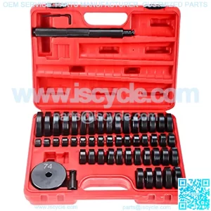 52 Piece Bushing Removal Tool Transmission Wheel Axle Bearing Race Installer Remover Set