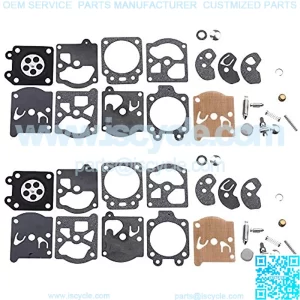 Dalom Pack of 2 K10-WAT Carburetor Repair Kit Compatible with Carb Poulan Craftsman Chainsaw Trimmer Weedeater Leaf Blower