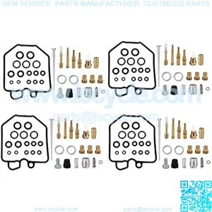 Carburetor Carb Rebuild Repair Kit For 1981-1982 CB900F CB900C CB1000, 4-Pack