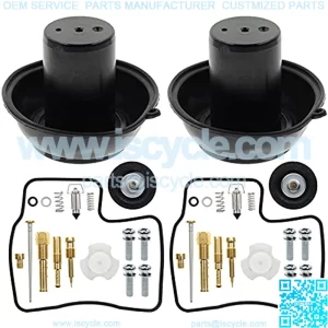 SecosAutoparts 2x Carburetor Repair Kit Rebuild Set Compatible with Honda Steed Shadow VT VLX 600 Diaphragm,5% coupon applied at checkout,with coupon